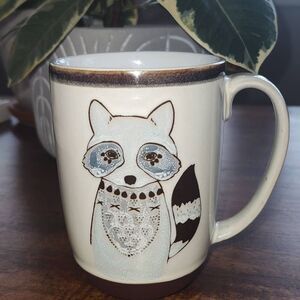 Fox Coffee Tea Mug cup FOX Art Deco Mug Microwave dishwasher safe I ❤️ it